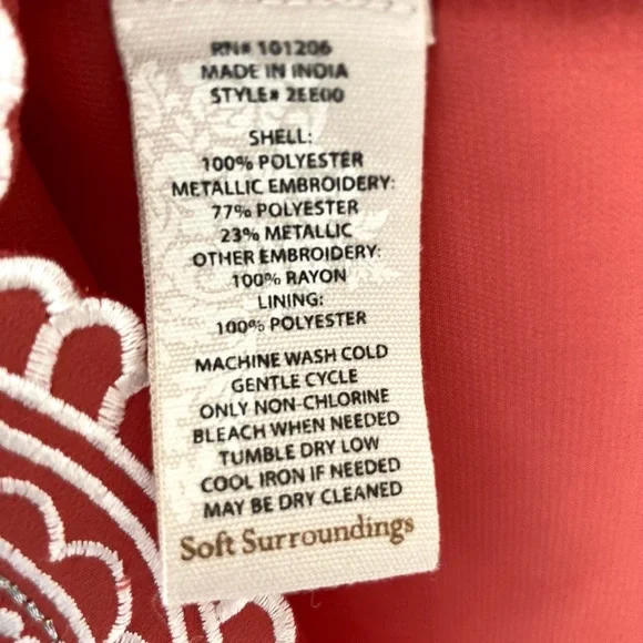 NWOT Soft Surroundings Sunrise Canyon Bella Top Size XL - Picture 11 of 11